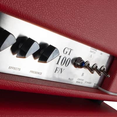 Guytron GT100 F/V Head & Cab Red Tolex image 9