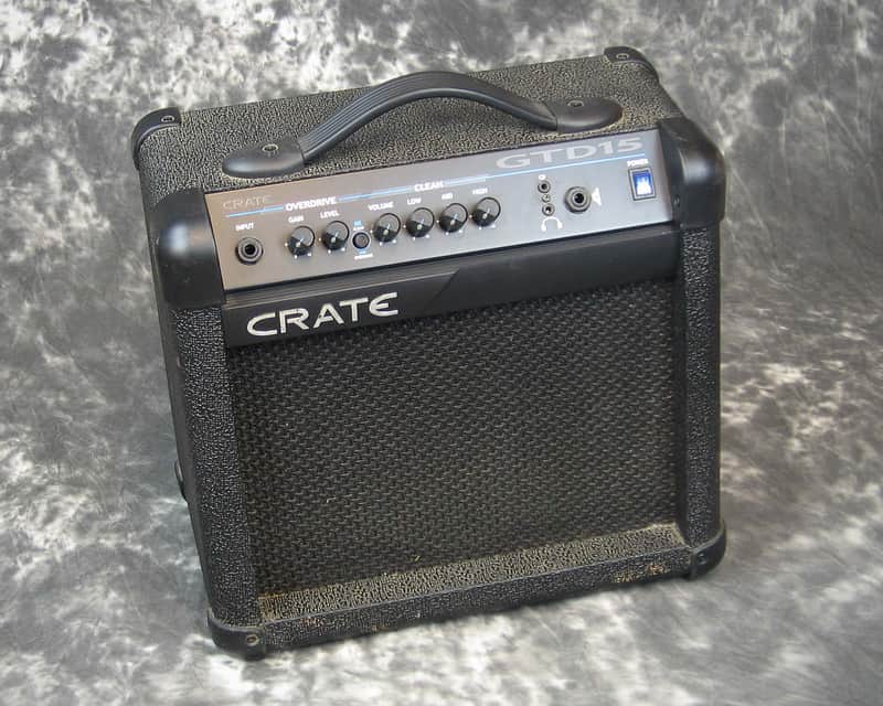 Crate GTD15 2-Channel 15-Watt 1x8" Guitar Practice Amp image 1