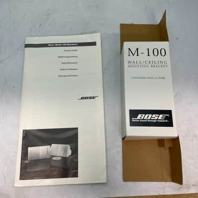 Bose Model 100 Speakers TESTED WORKS W/ OG BOX MANUAL AND MOUNTING BRACKET The Audio Nerd The Audio Nerd (14089) image 5
