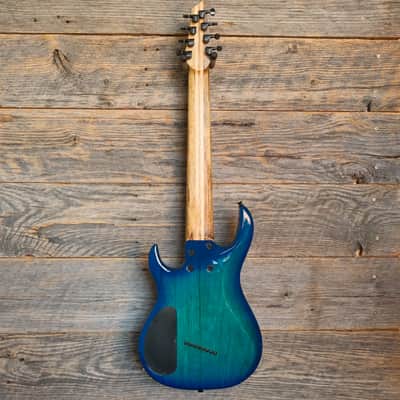 Used Kiesel 2022 Aries Multiscale 8-String Guitar - Aquaburst Gloss w/Bag image 9