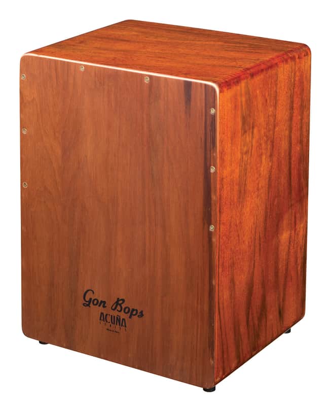 Gon Bops Alex Acuna Signature Cajon Mohena Wood Natural Lacquer FREE Shipping | Authorized Dealer image 1