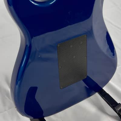 Fender Acoustasonic Deluxe Acoutic Electric Guitar Body 2003 - Blue image 9