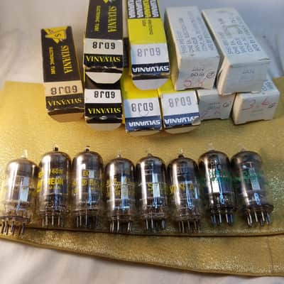 Sylvania etc. ONE (1) 6DJ8 tNOS AT1000 TESTED Balanced! PI Vacuum Tube ECC88 dual triode 1965-1972 image 6