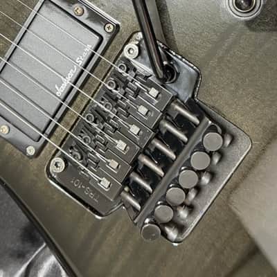 Jackson Kelly KE-4 (Jackson Stars) Late 1990s - Trans Black / Dark Transparent Black image 11