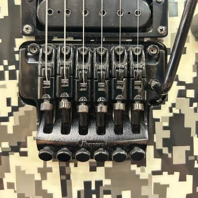 Ibanez RG370DXGP3 Standard 2008 - 2009 - Black with White Digital Camo Graphic image 3