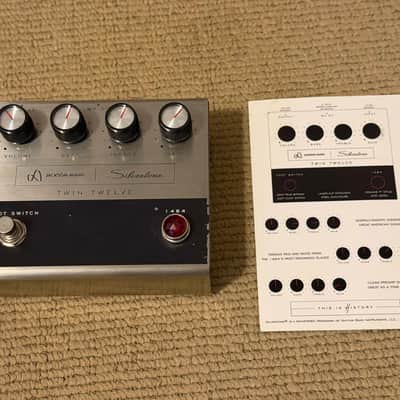 Jackson Audio 1484 Twin Twelve Pedal 2022 - Present - Silver / Black image 1