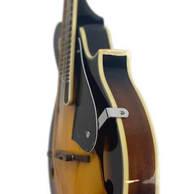 8-String Acoustic F-Style Mandolin with F Holes – Faded Yellow Sunburst image 4