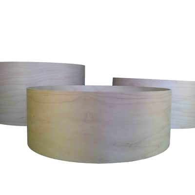 Keller Cover Grade 5” x 14” “ diameter, 6 ply maple snare drum shell, baring edge & snare bed available image 2