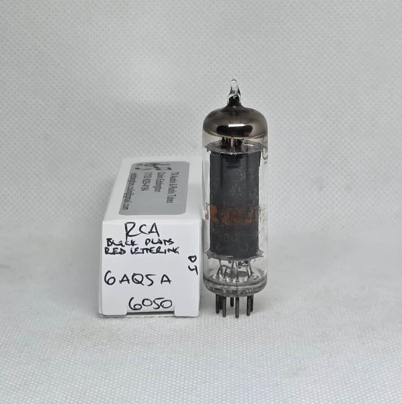 RCA 6AQ5A Black Plate Single NOS 6AQ5 EL90 image 1