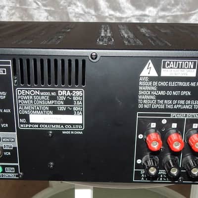 Denon DRA-295 stereo recevier plain and simple with stereo pre out image 4