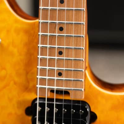 EVH Wolfgang WG Standard QM Electric Guitar - Transparent Amber image 10