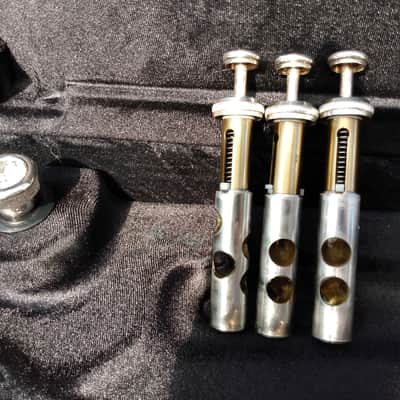 LYNNZHORN PRO .465 BORE LYNN NICHOLSON Bb trumpet - approx. 2019 - Silverplated image 4