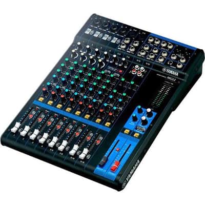 Yamaha MG12 12-Input Mixer, 20Hz-48kHz Frequency Response, 6x Mic Inputs, 12x Line Inputs, 1-Knob Compressors, +48V Phantom Power image 1