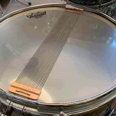 Slingerland 4 pc early 1970s Drum Set - Black Diamond Pearl image 8