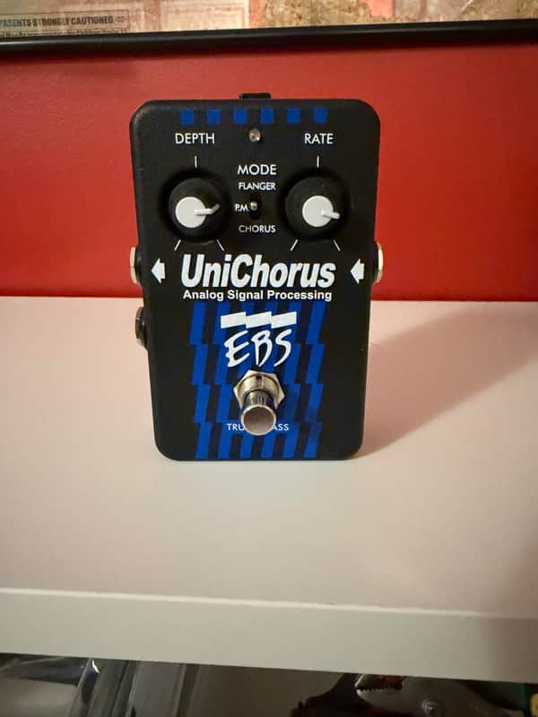 EBS UniChorus Analog Signal Processing Pedal 2010s - Black image 1
