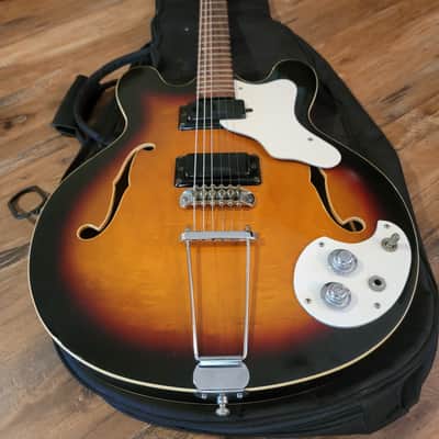 1966 Mosrite Celebrity III 3 Electric Guitar Sunburst All Original Great Condition! image 1