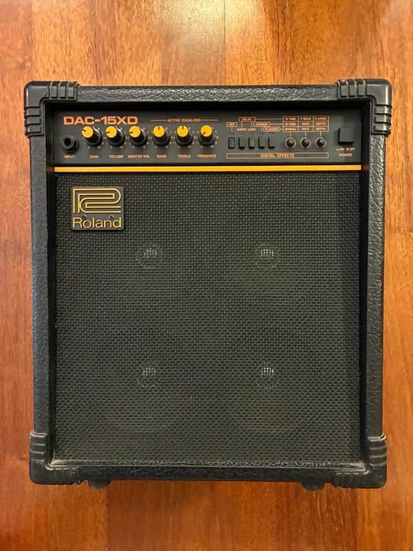 Roland DAC-15XD 15-Watt 4x5" Guitar Combo 1987 - 1990 - Black image 1