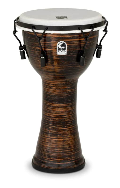 Toca Freestyle II Mechanicaly Tuned 10" Djembe, Spun Copper image 1