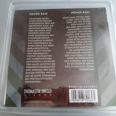 Thomastik EB345 5 String Bass Round Wound - NEW! image 2