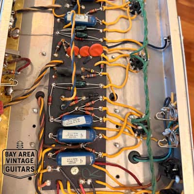 1965 Fender Bandmaster AB763 Head & Cab | Pre-CBS | Original Transformers | Excellent Condition image 9