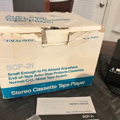 Realistic SCT-31 Stereo Cassette Deck With Box image 5