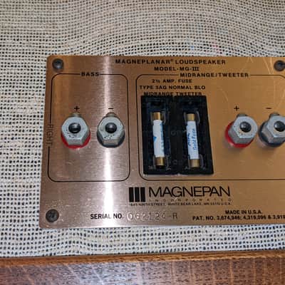 Magnepan MG-III Planer Magnetic/Ribbon Tweeter Audio Speakers w/ Custom Cases Bild 8