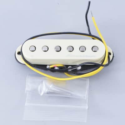 Fender Pickup, Hot Noiseless Strat, Neck/Middle, Aged White 2016