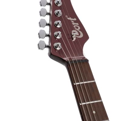 Cort G300PROVVB G Series Double Cutaway Electric Guitar. Vivid Burgandy image 4
