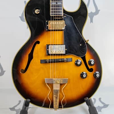 Daion DES-50YS Late 1970s - Yellow Sunburst - ES 175 Copy Archtop image 2
