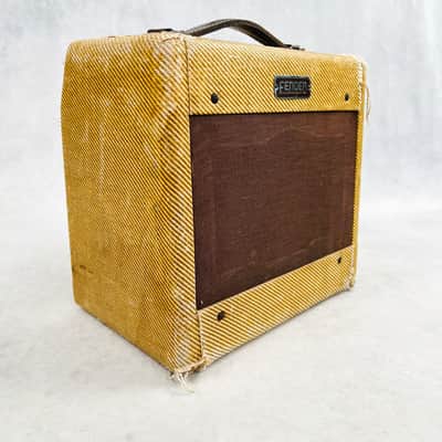 Fender Champ 5C1 Wide Panel 1x6" Combo Amplifier 1954 - Tweed Bild 4