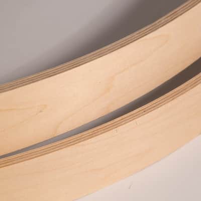24" x 1.5" Keller Maple 12-ply Bass Drum Hoops Rims - Custom Options Available image 2