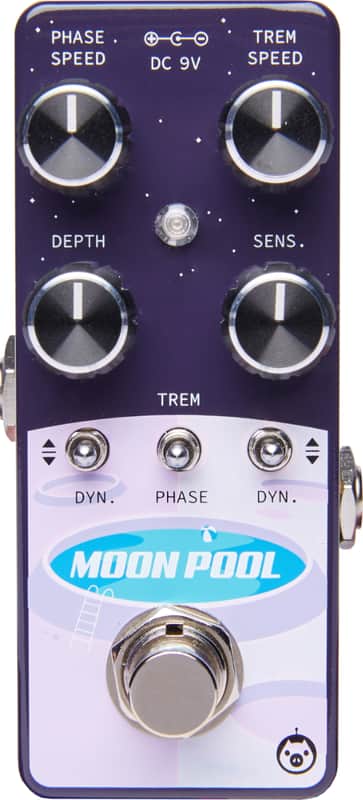 Pigtronix Moon Pool Tremvelope Phaser Micro Effects Pedal - EMTP image 1