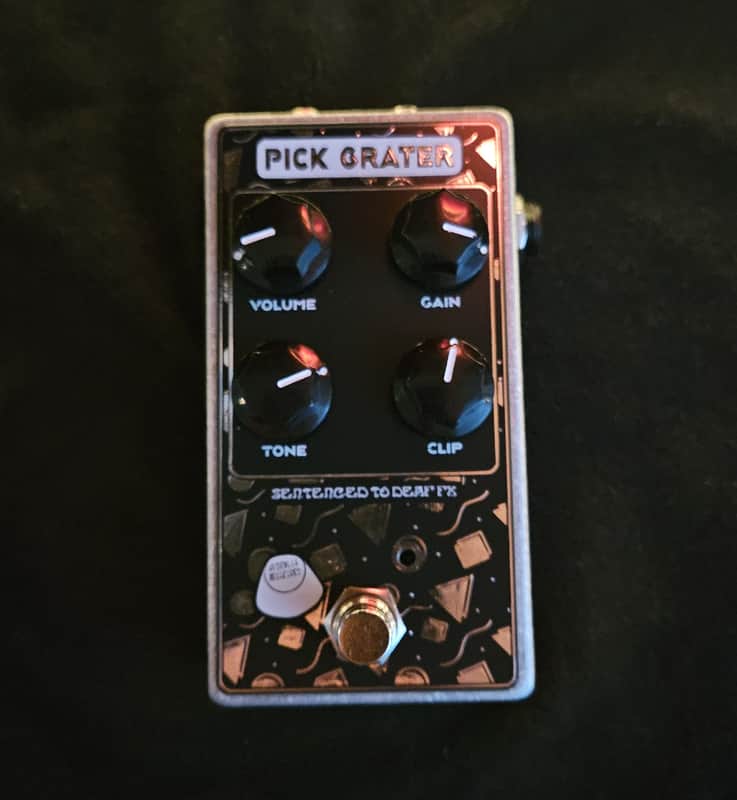 Sentenced To Deaf FX Pick Grater 2026 - Bare Aluminum image 1