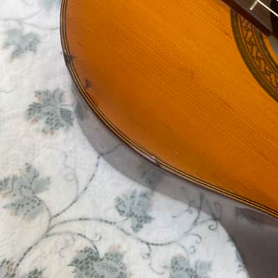 Zen-On AF-82 Vintage Japanese Classical Nylon String Guitar 1960s-70s  + Hard Case image 10