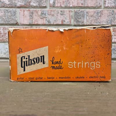 Vintage 1960's Gibson Guitar String Counter Top Display Box w/ String Boxes, Strings! image 5