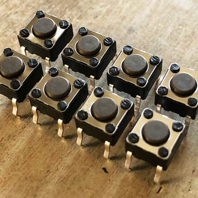 Digitech RP-7 Replacement Switches - Data Entry / Parameter Edit Entry Buttons - Set Of 8 - RP7 image 1