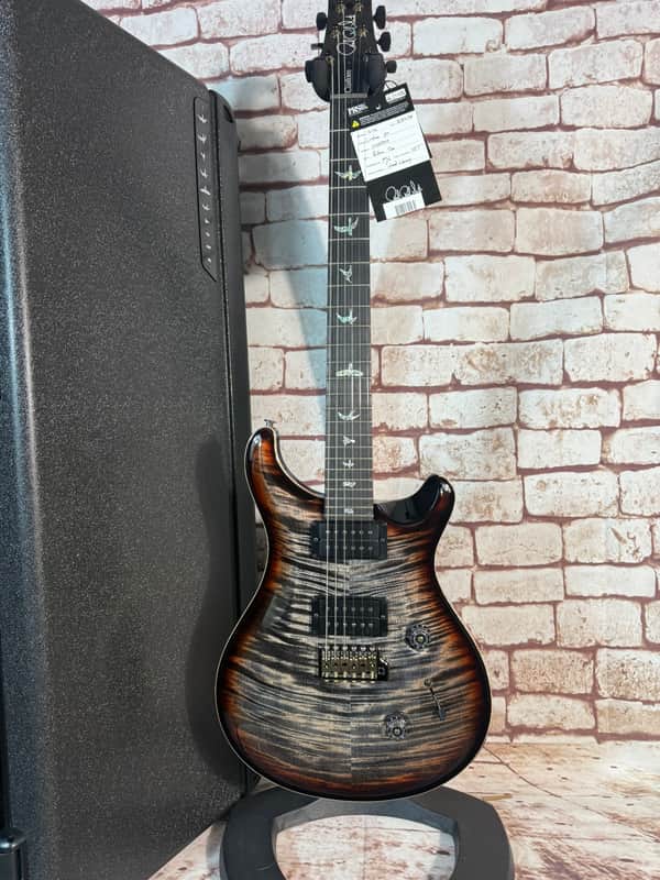 Immagine PRS Wood Library-Modell Custom 24 Charcoal Tri-Colour Burst - 10 Top- Ebony FB - 85/15+ TCI 2 pcs Worldwide #1 - 1