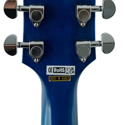 Eastwood JH 1200 Electric Guitar-Blue Flame image 5