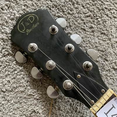 J&D Blue Mini Electric Guitar, Solid Basswood Body, Maple Neck Rosewood Fingerboard image 18