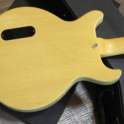 2005 Gibson Custom Shop Les Paul Jr Double Cut 1958 Reissue Electric Guitar TV Yellow VOS + COA OHSC image 13