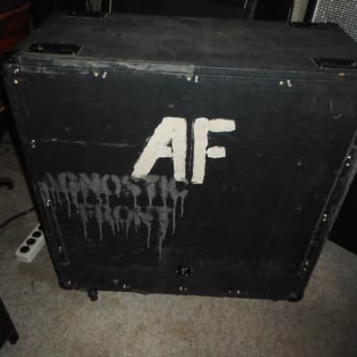 Marshall 1960B 4x12 Bottom cab (stage used by Agnostic Front out of NYC) 1974 - Black image 5