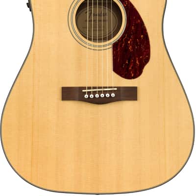 Fender CD-140SCE Dreadnought Acoustic-Electric Guitar Natural w/Hard Case image 1