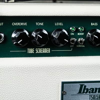 2010s Ibanez TSA15H Tube Screamer 15W Tube Guitar Amp Head white image 3