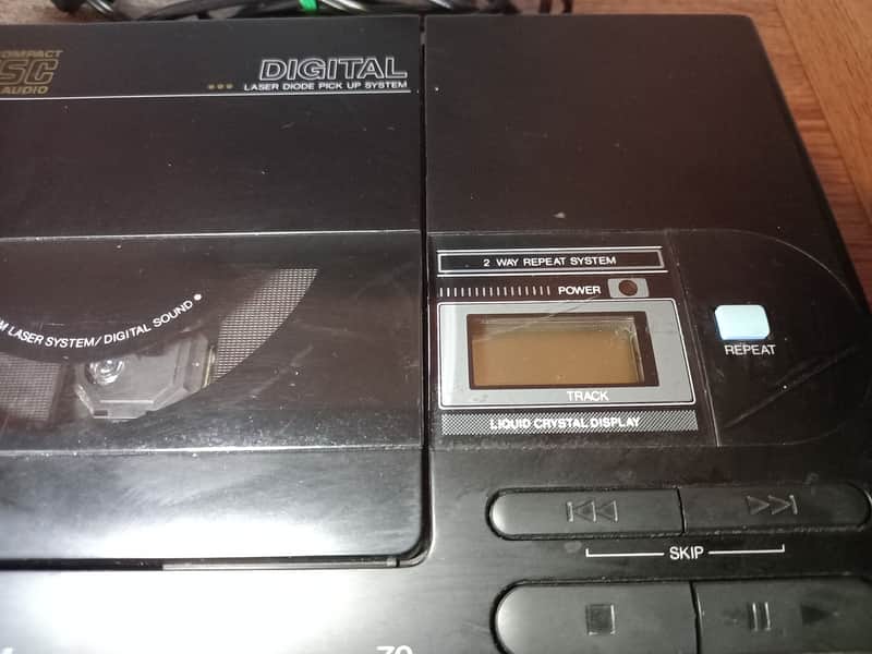 CROWN COMPACT DISC PLAYER CD-70 CDプレイヤー Vintage 1988 Crown Japan Compact Disc Player CD-70 CD Player Made