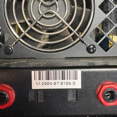 2004 Marshall EL34 100/100 Dual Monoblock Rack Power Amp With Rack Mount Case image 4