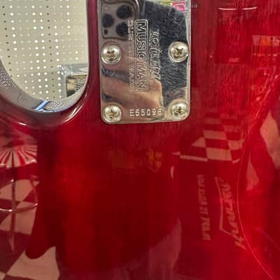 Ernie Ball Music Man 30th Anniversary StingRay 4 H Trans Red image 13