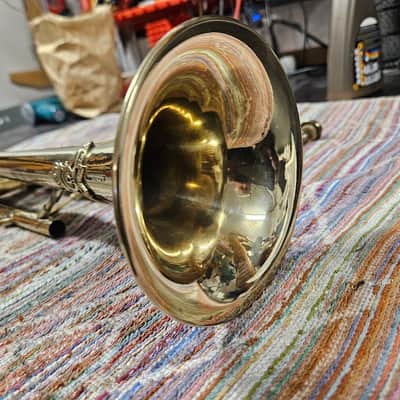 Bb trumpet with emblem of British Royal Artillery image 18