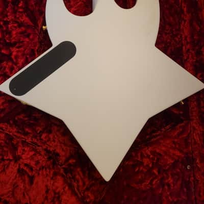 Washburn Bootsy Collins Space Bass 2002 - White with Swarovski Crystals image 6