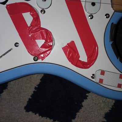 Billie Joe Armstrong (Green Day) "Blue" Stratocaster Replica image 6