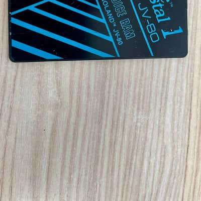 RARE - Roland JV-80 "Voice Crystal 1" 64 voice RAM card 1990 - Black